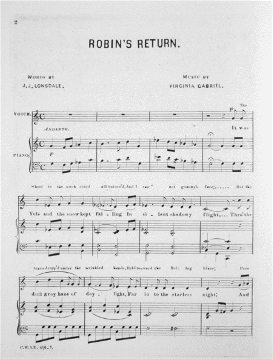 Robin's Return Voice scores gallery preview page 2