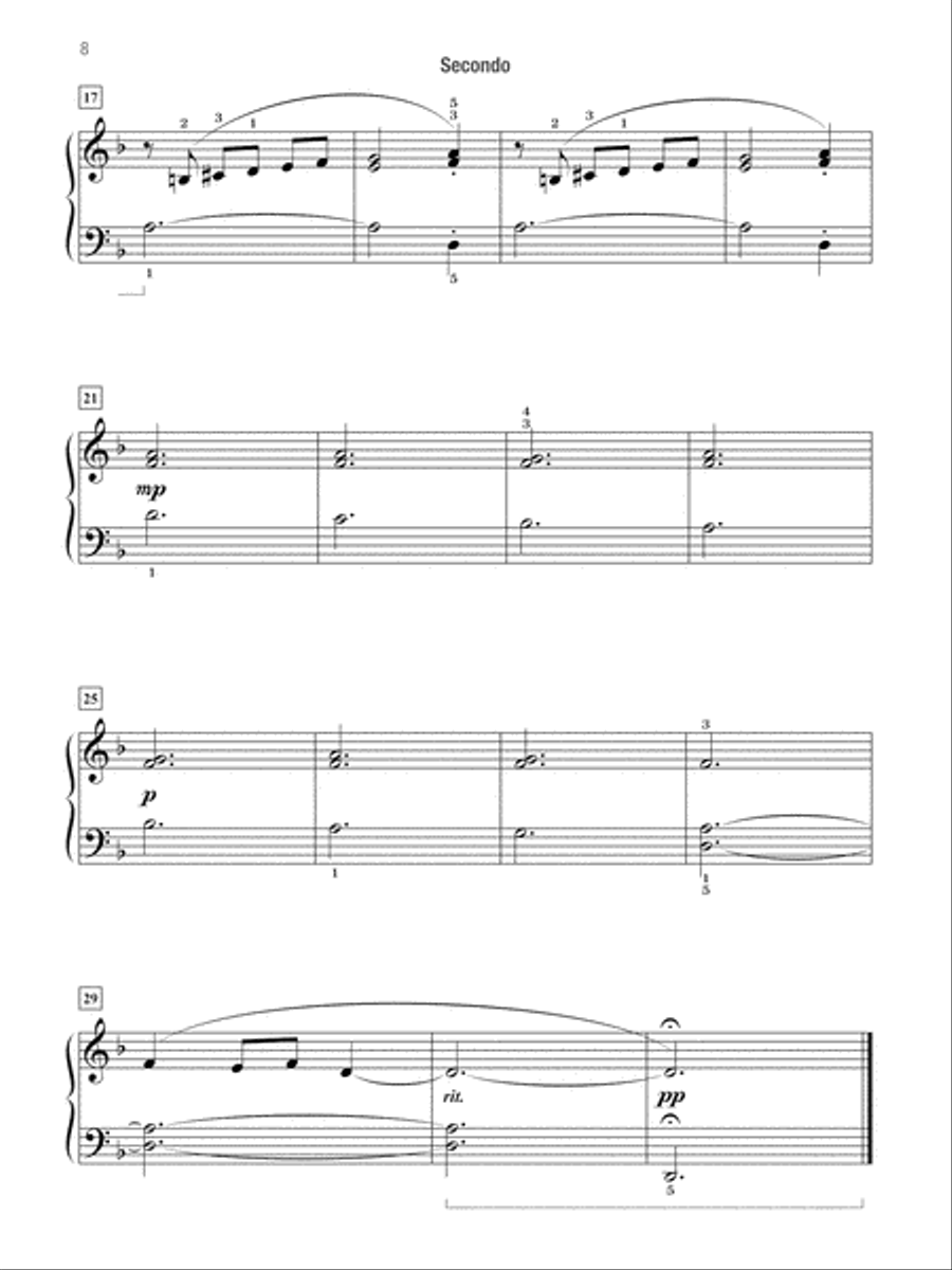 Famous & Fun Christmas Duets, Book 3 Small Ensemble scores gallery preview page 9