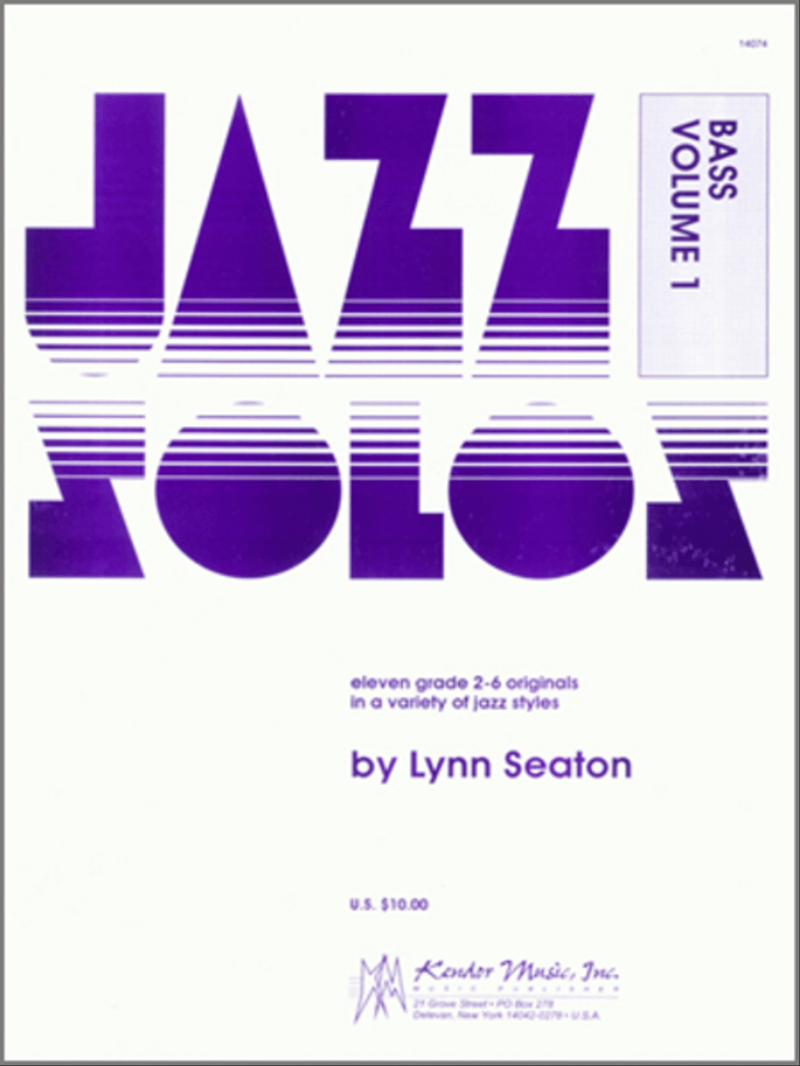 Jazz Solos For Bass, Volume 1 Double Bass scores gallery preview page 1