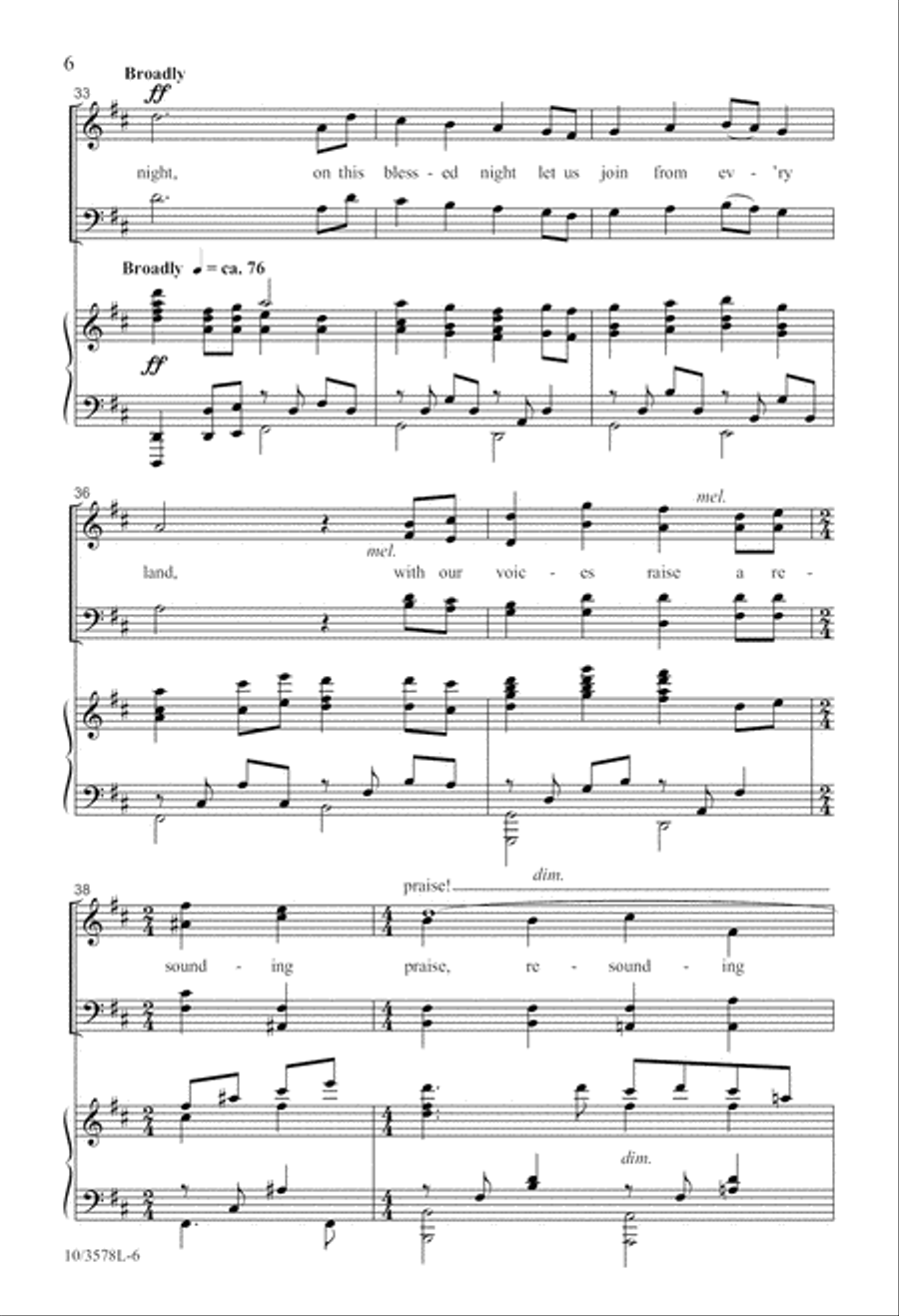 On This Quiet Night On This Quiet Night 4-Part scores gallery preview page 6