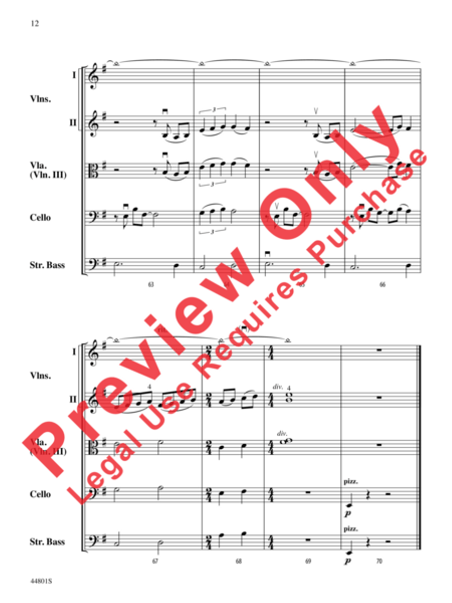 Mary, Did You Know? String Orchestra scores gallery preview page 5