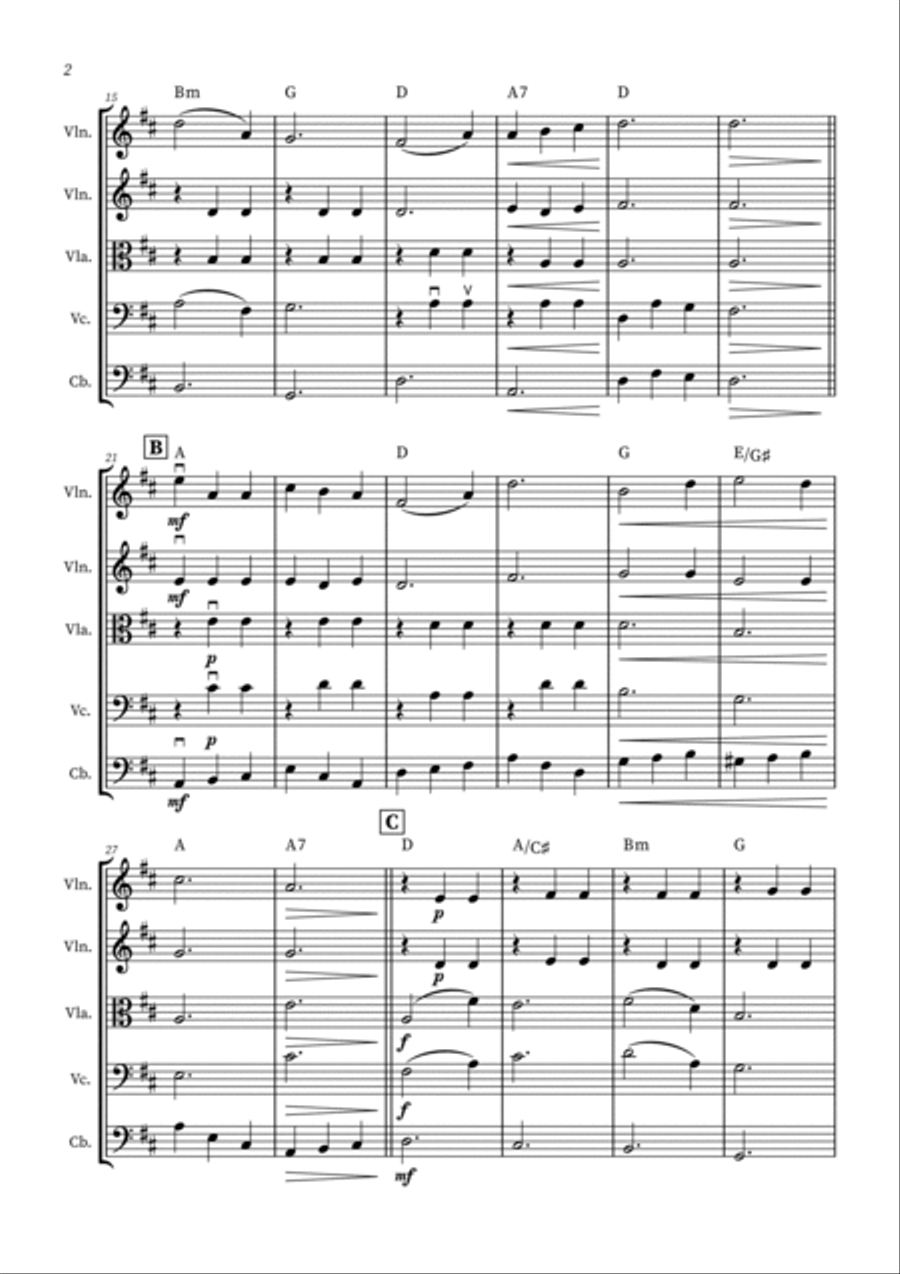 Edelweiss String Quintet scores gallery preview page 2