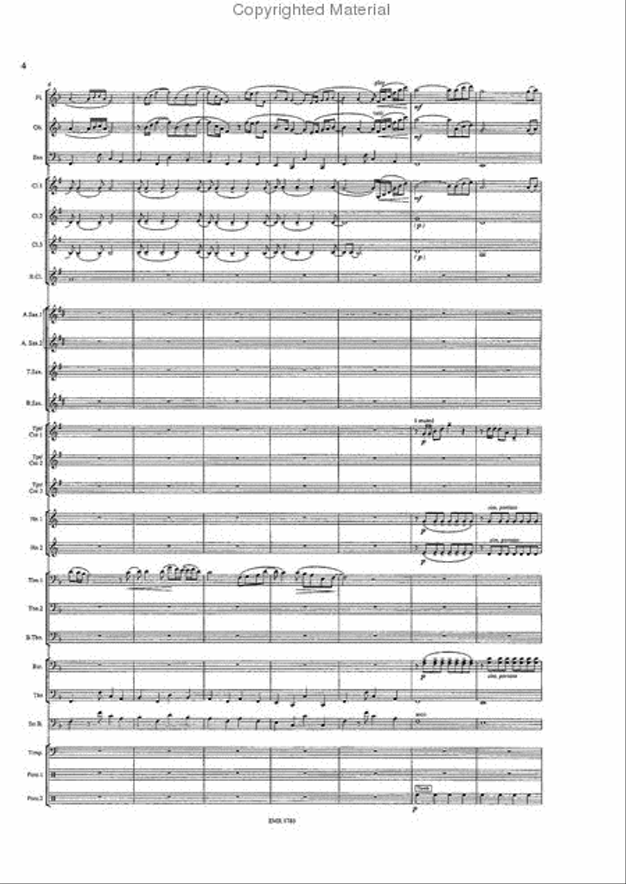 Hey Jude Concert Band scores gallery preview page 4