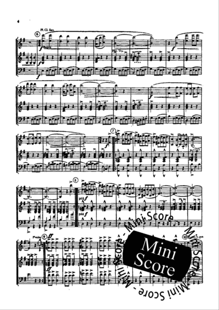 Scherzo Concert Band scores gallery preview page 7