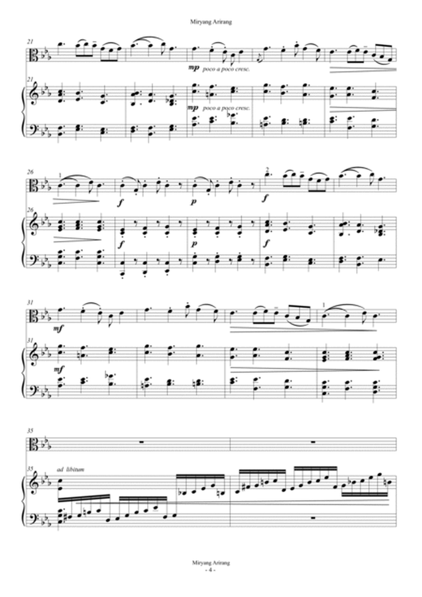 Miryang Arirang (For Viola and Piano) image number null
