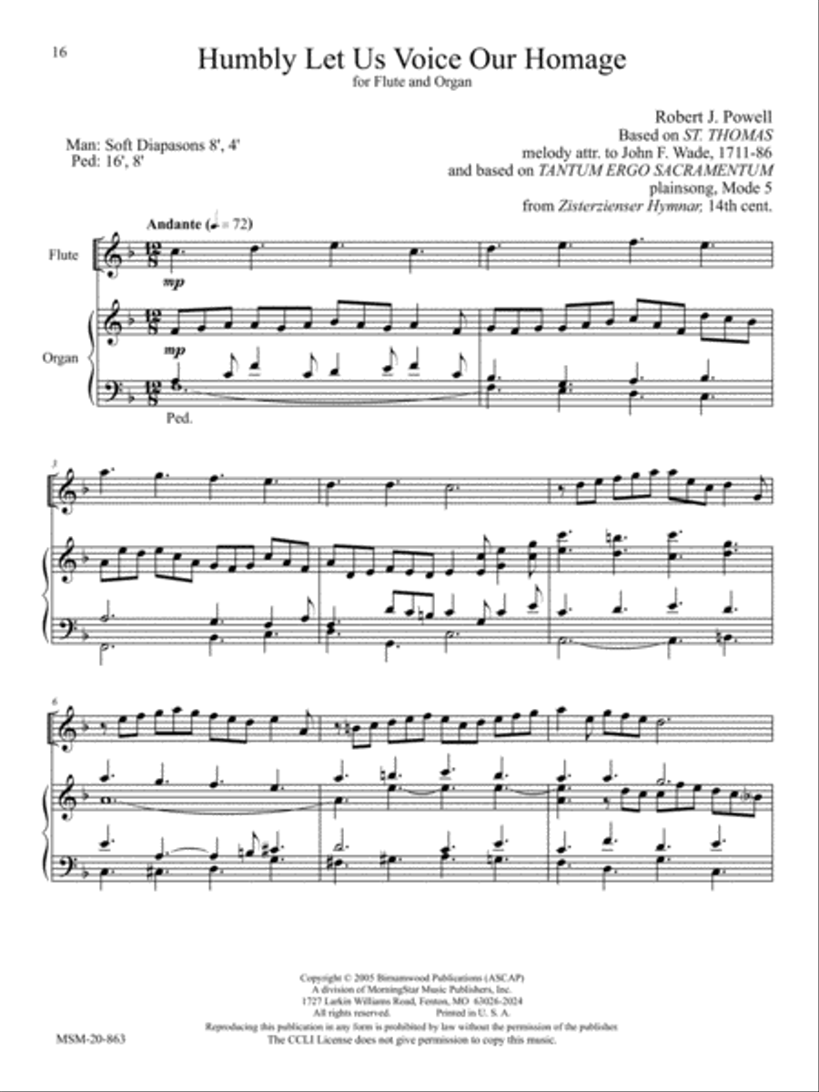 O God, Beyond All Praising Flute scores gallery preview page 8