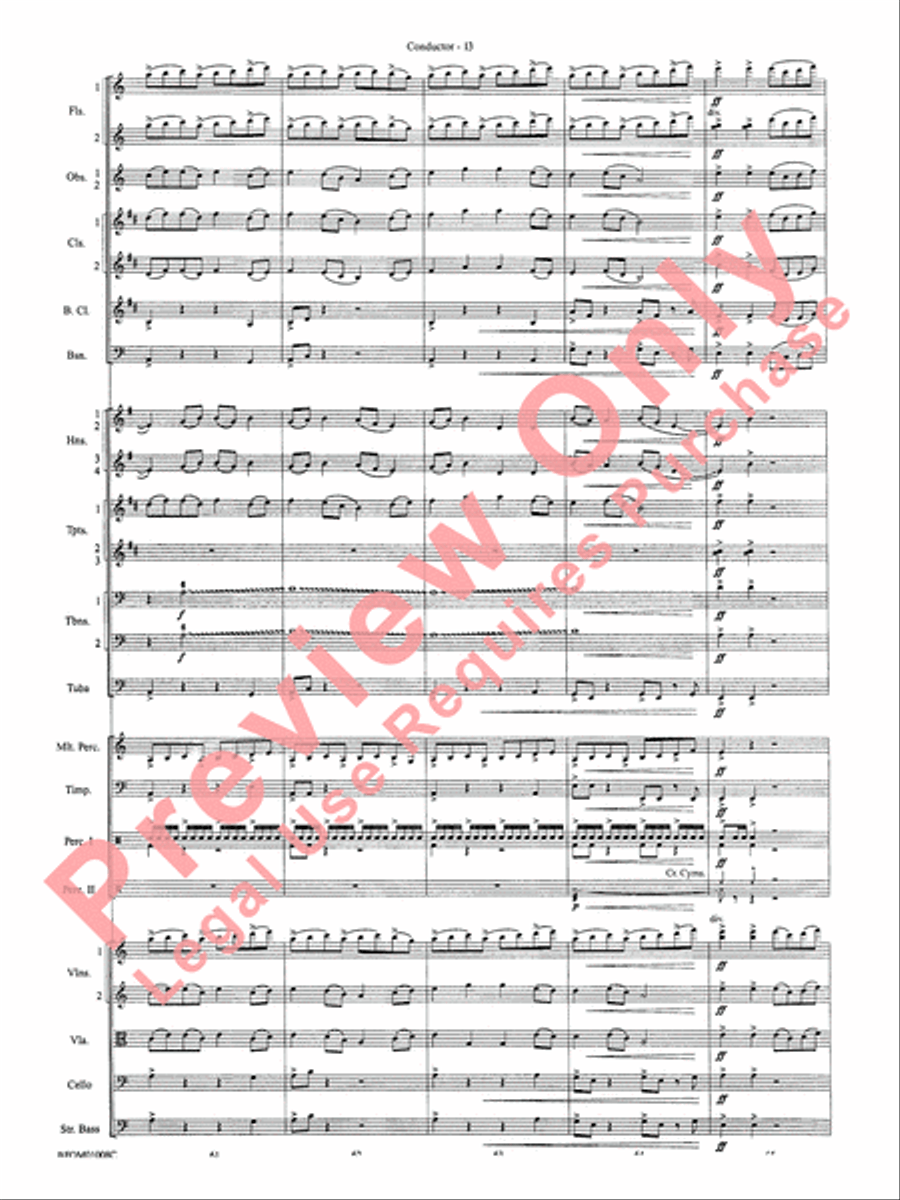 The Great Locomotive Chase Full Orchestra scores gallery preview page 20