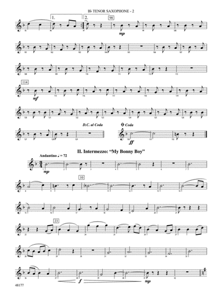 English Folk Song Suite: B-flat Tenor Saxophone