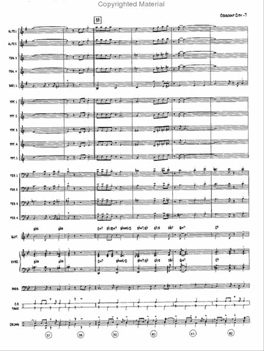 The Crescent City Stomp Jazz Ensemble scores gallery preview page 8