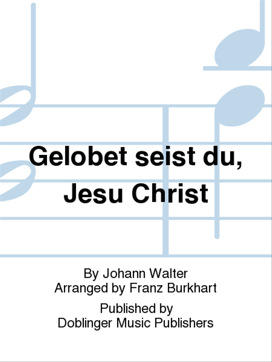 Gelobet seist du, Jesu Christ TTB scores gallery preview page 1