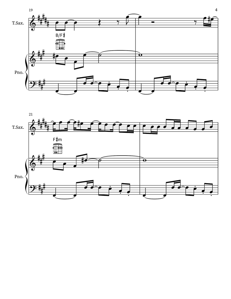 You Oughta Know Tenor Saxophone scores gallery preview page 4