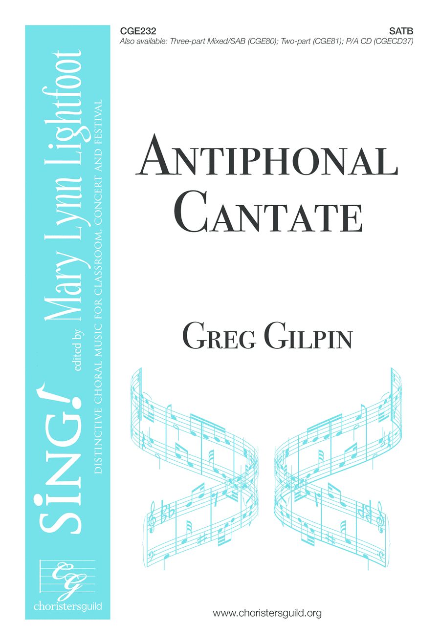 Antiphonal Cantate SATB 4-Part scores gallery preview page 1