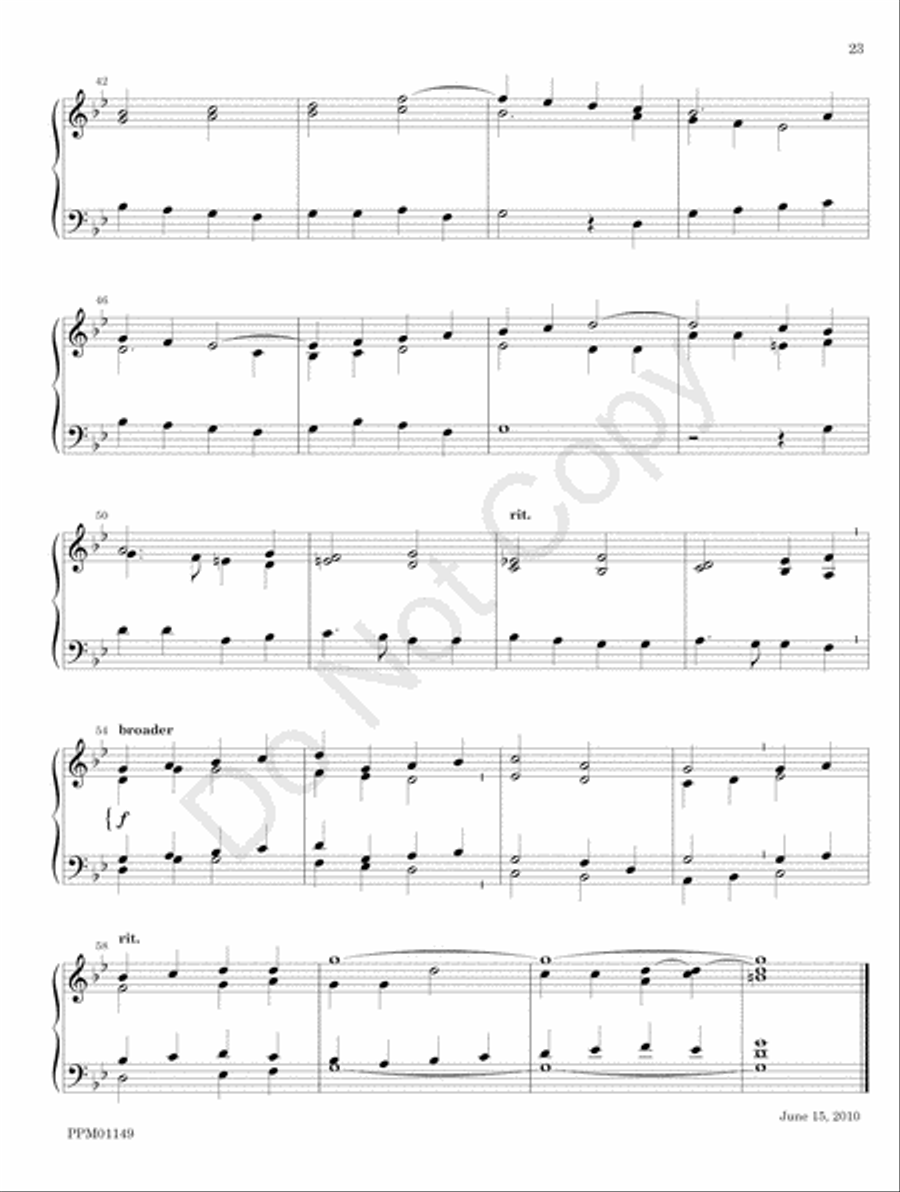 Organ Works for the Church Year Organ scores gallery preview page 29