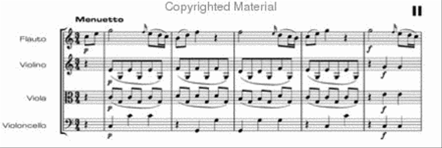 Flute quartets Flute Quartet scores gallery preview page 5