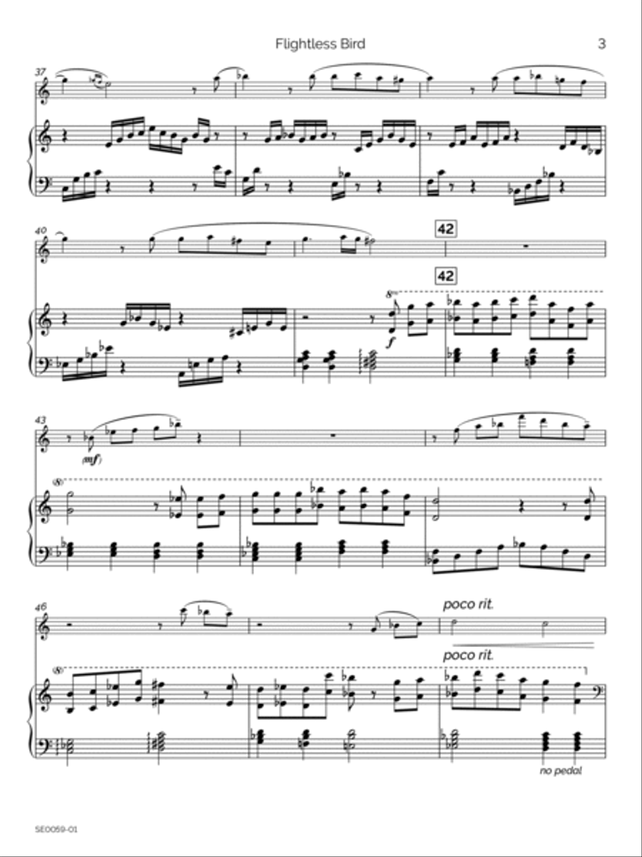 Flightless Bird Flute Solo scores gallery preview page 6