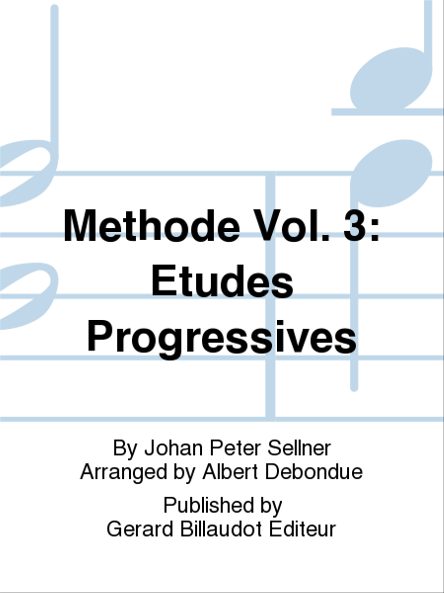 Methode Vol. 3: Etudes Progressives