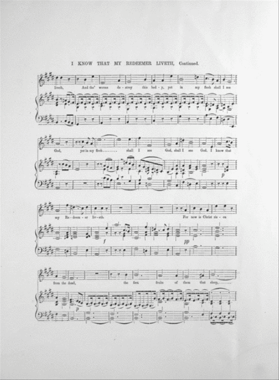 I Know That My Redeemer Liveth Voice scores gallery preview page 4