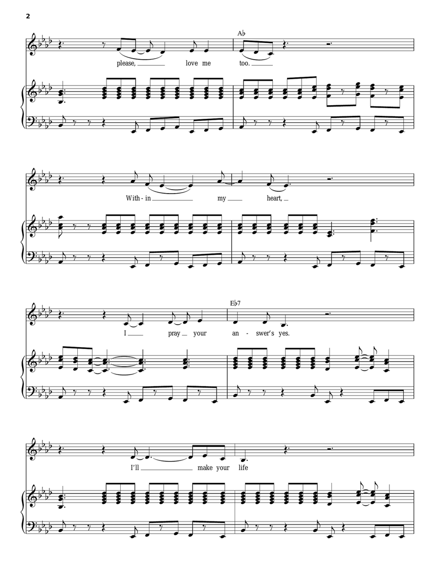 My Dearest Darling Voice scores gallery preview page 2