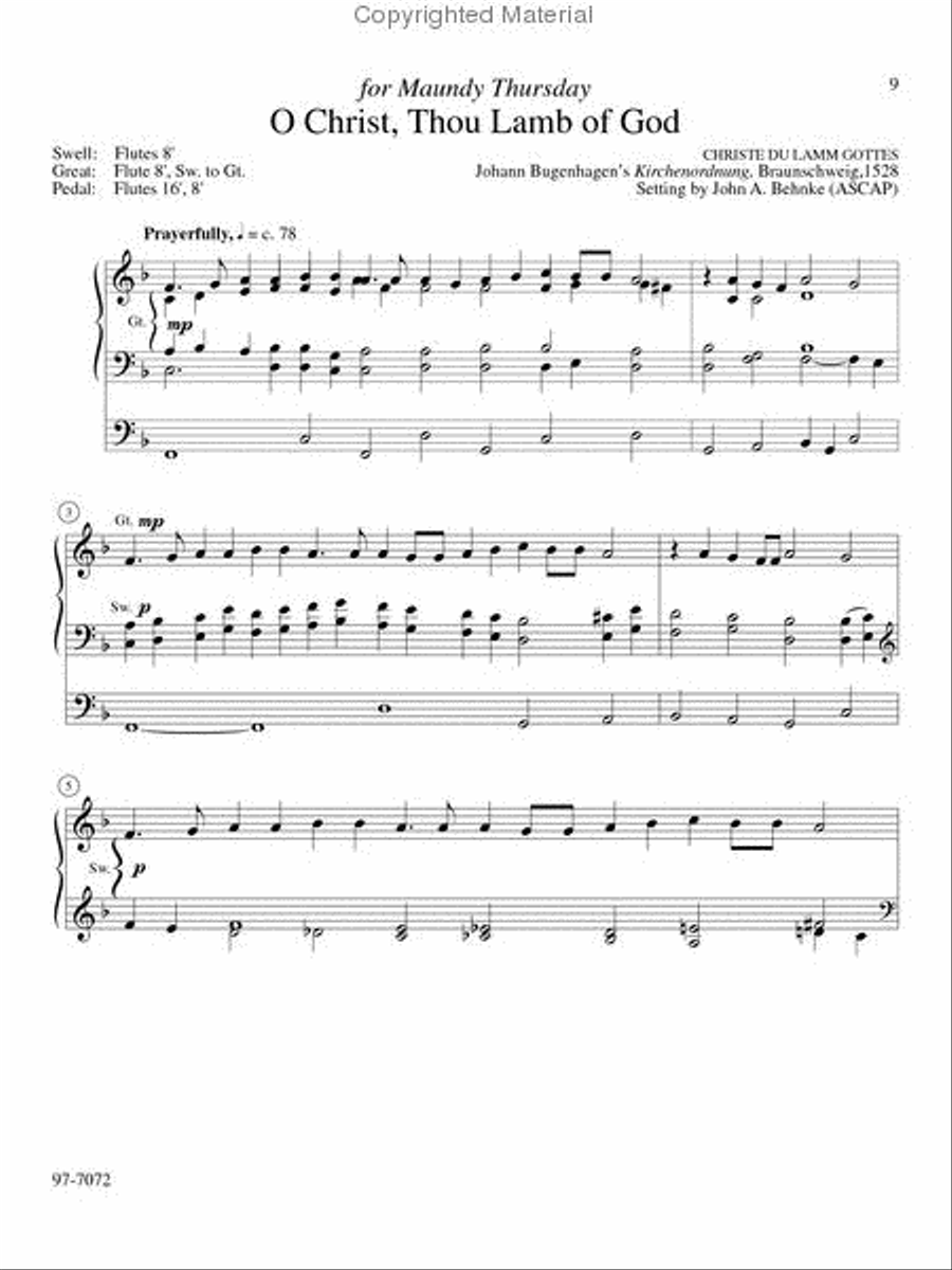 Road to Calvary Road to Calvary Organ scores gallery preview page 4