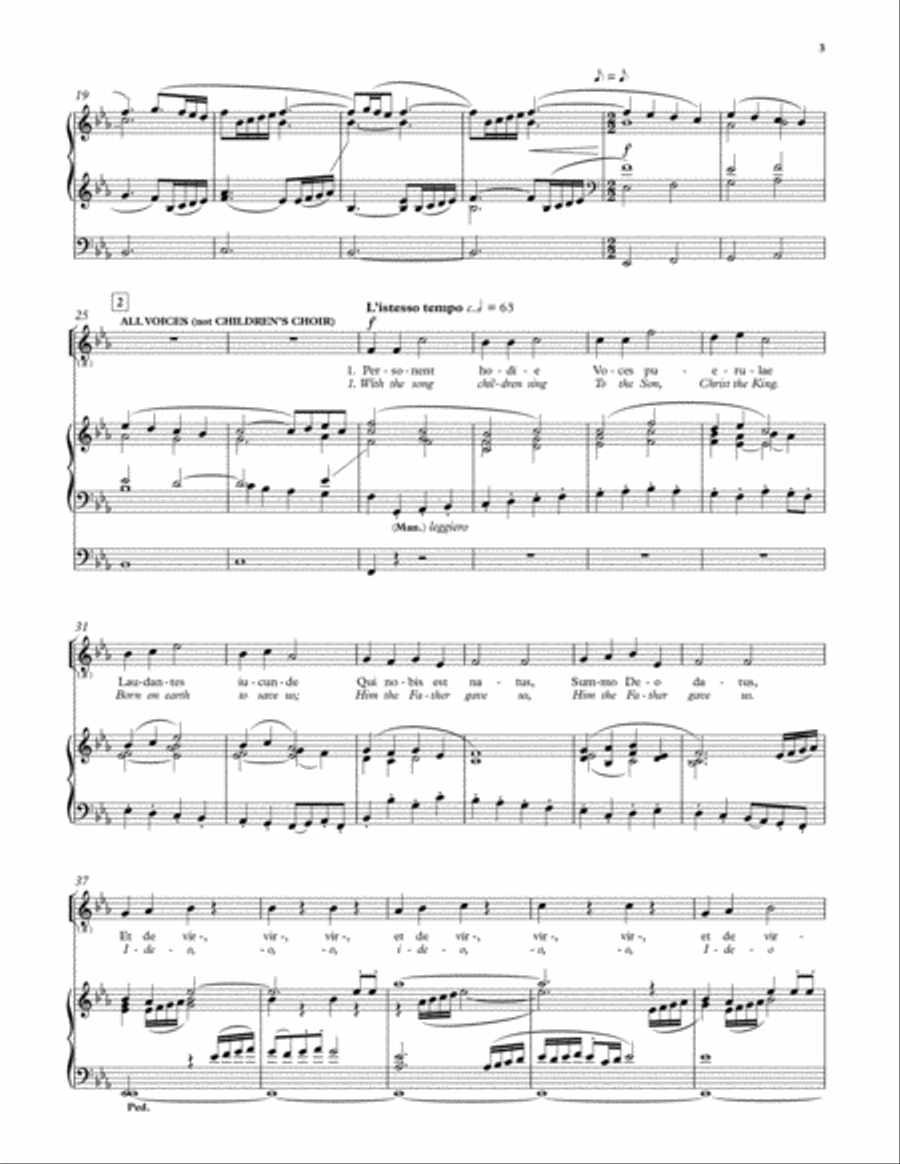 Christus Natus Est Christus Natus Est 4-Part scores gallery preview page 3