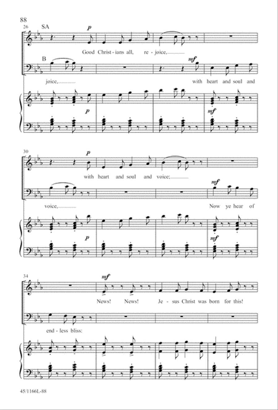 12 Carols for about 12 Singers 3-Part scores gallery preview page 89
