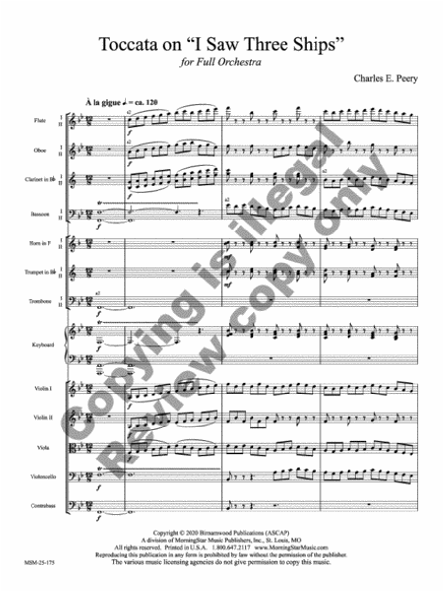 Toccata on 