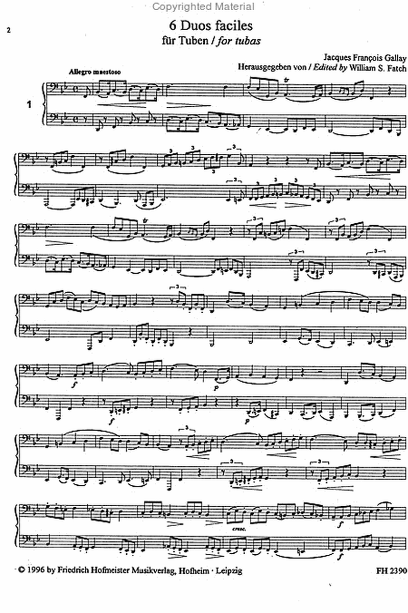 6 Duos faciles, op. 41