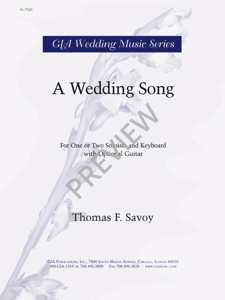 A Wedding Song