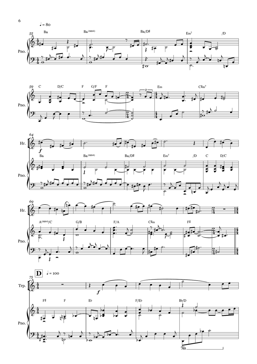 Rocketeer To The Rescue Brass Duet scores gallery preview page 6