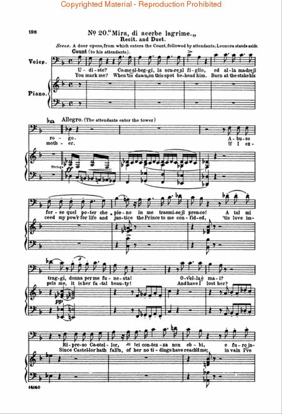 Il Trovatore Voice scores gallery preview page 4