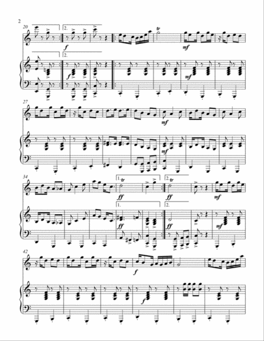 Blackville Society Flute Solo scores gallery preview page 2
