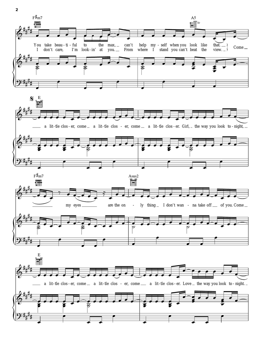 My Eyes Acoustic Guitar scores gallery preview page 2