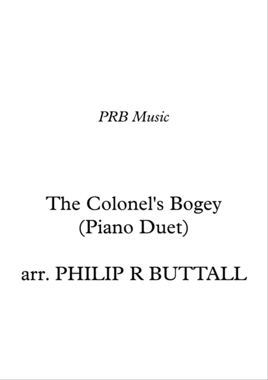 The Colonel's Bogey (Piano Duet - Four Hands) Piano Duet scores gallery preview page 1