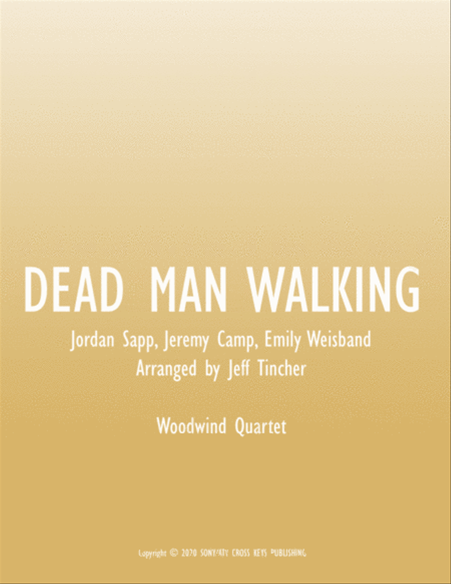 Dead Man Walking Woodwind Quartet scores gallery preview page 1