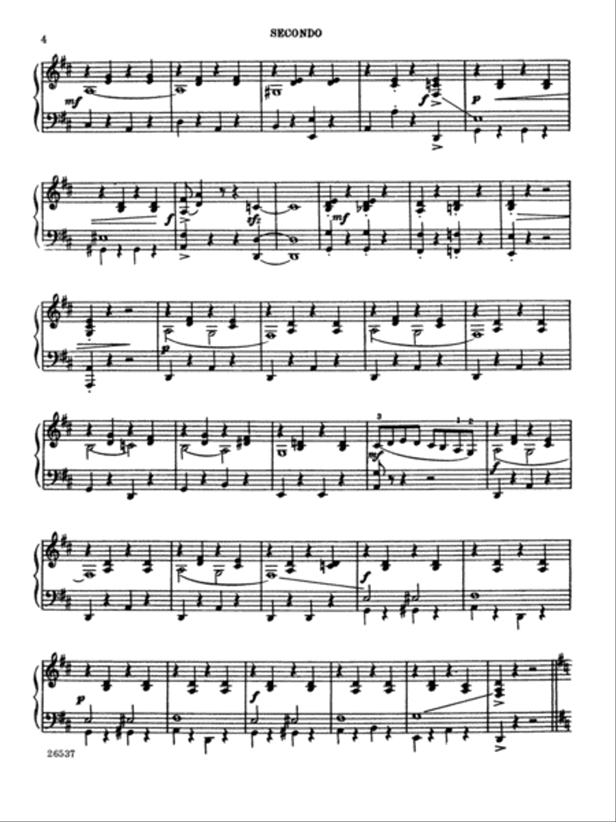 Fiddle-Faddle - Piano Duet (1 Piano, 4 Hands)