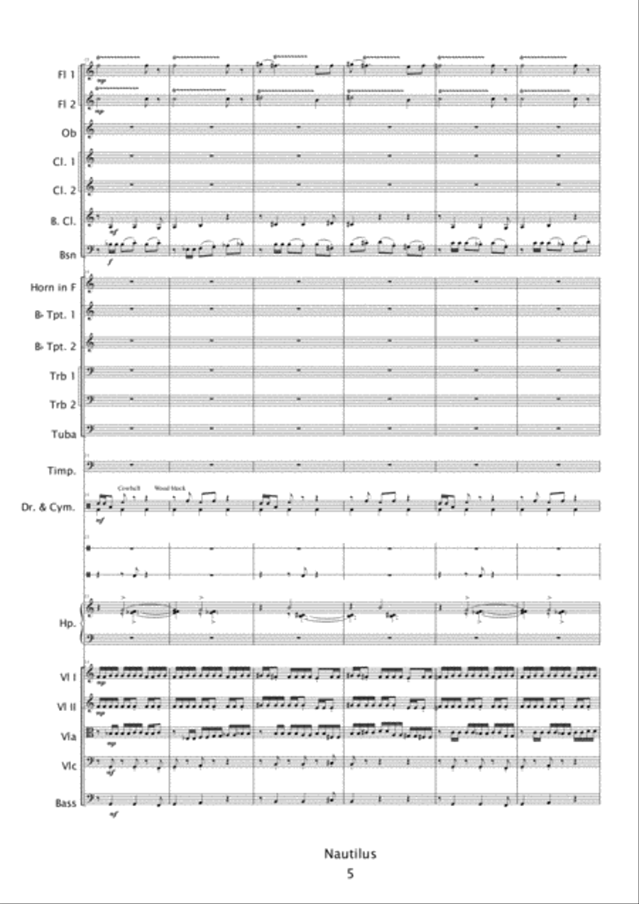 Nautilus Full Orchestra scores gallery preview page 5