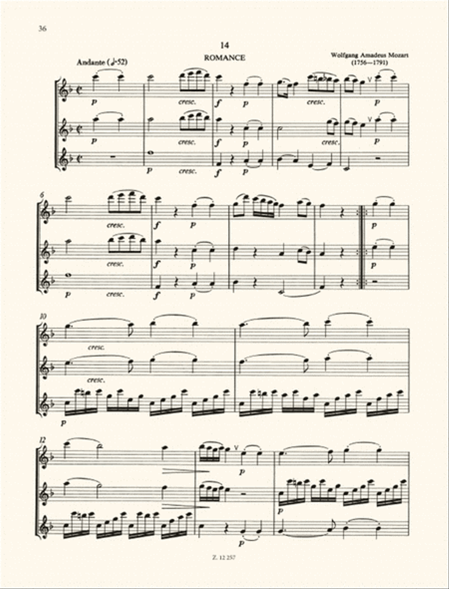 Leichte Flötentrios Flute Trio scores gallery preview page 3