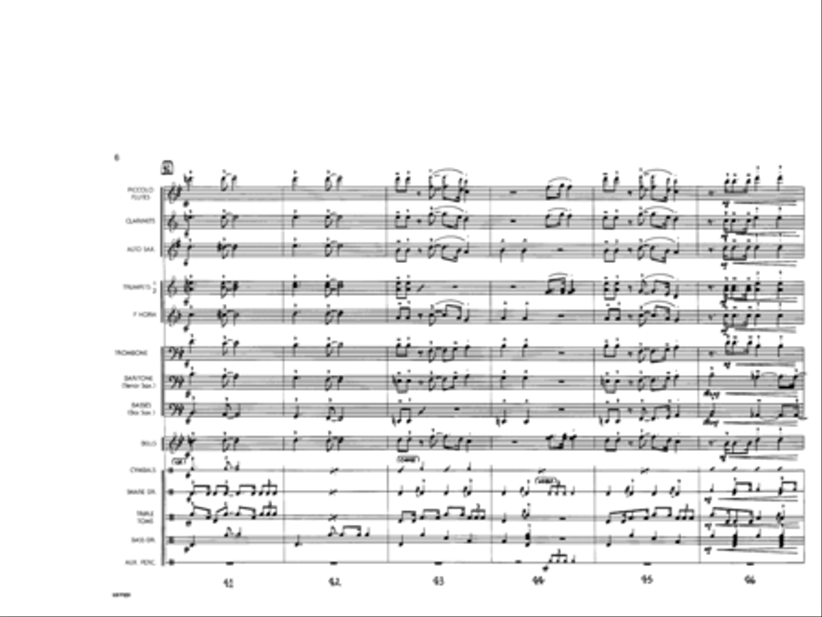 Oh! You Beautiful Doll Marching Band scores gallery preview page 7