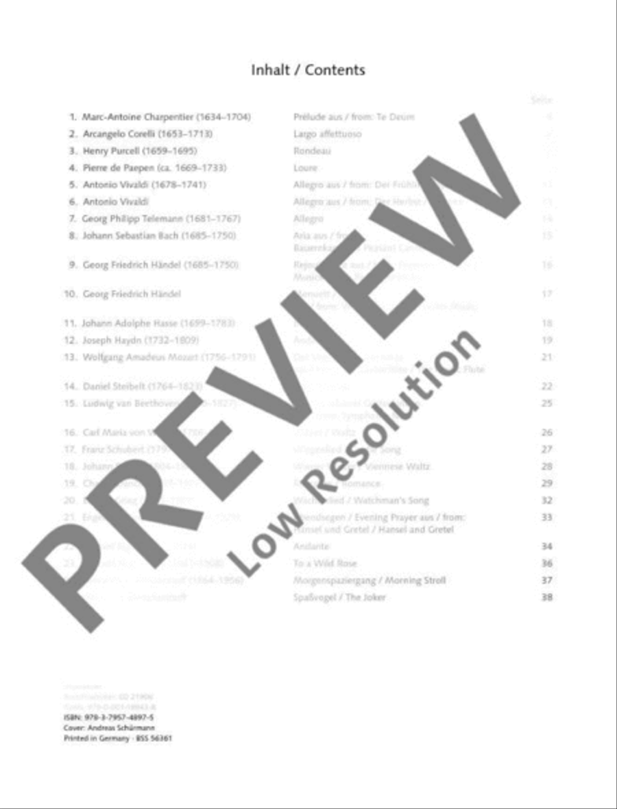 Classical Music for Children Violin Solo scores gallery preview page 4