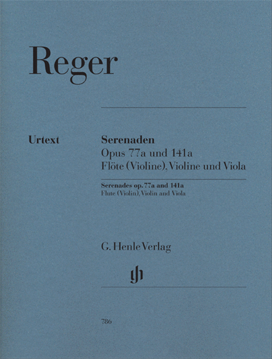 Serenades for Flute, Violin, and Viola Op. 77a and Op. 141a