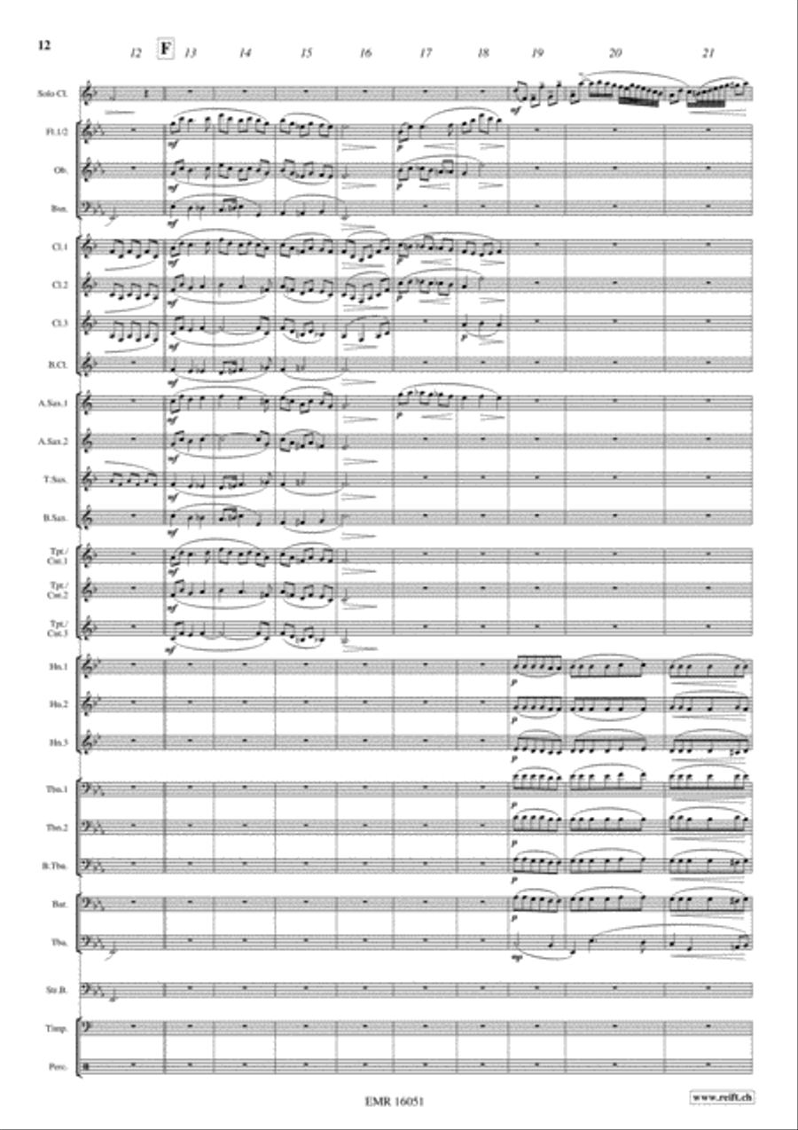 Japanese Folksongs Concert Band scores gallery preview page 9