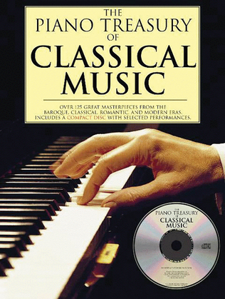 Book cover for The Piano Treasury of Classical Music