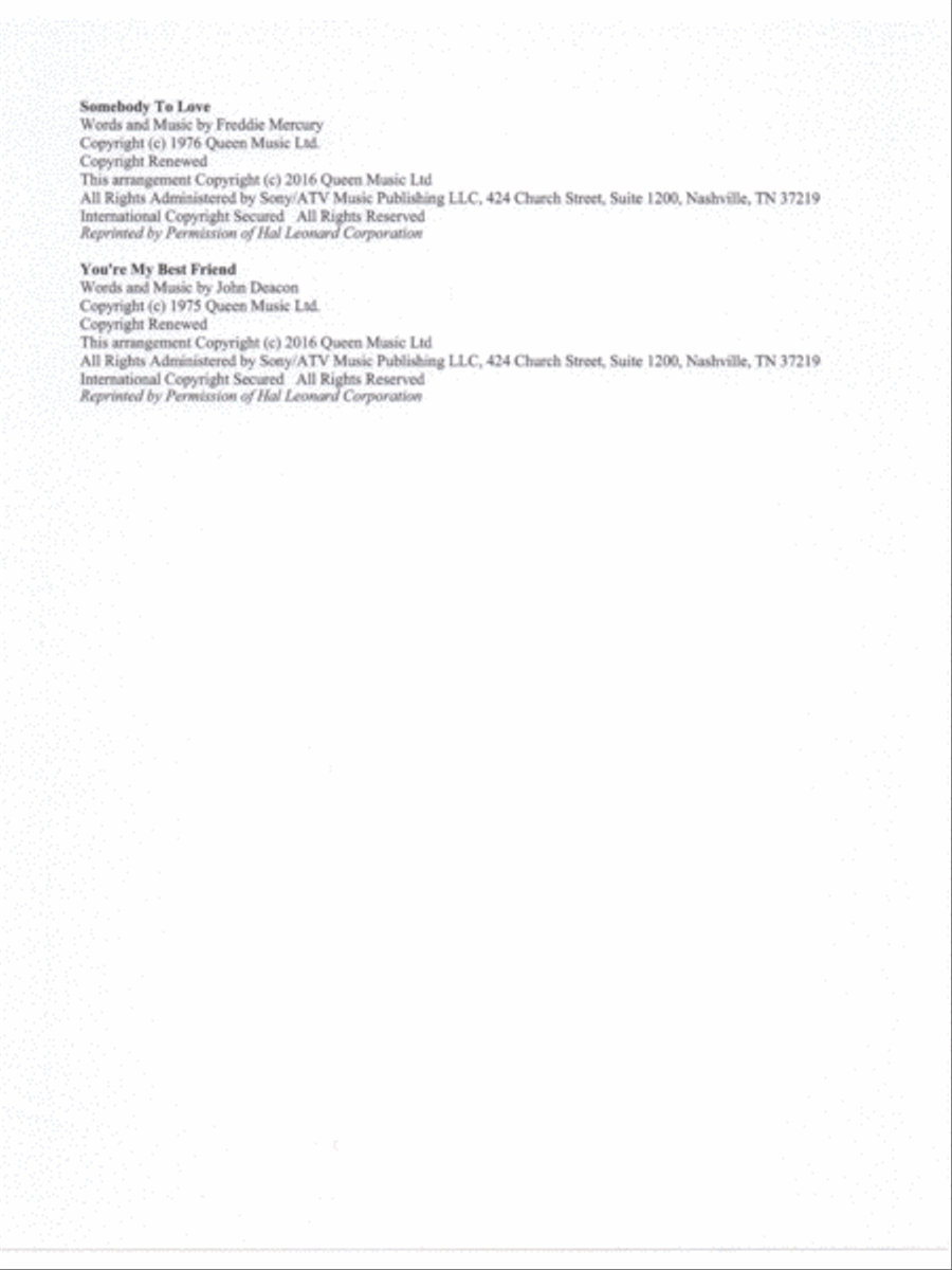 Queen Medley Fantasy Woodwind Quintet scores gallery preview page 5