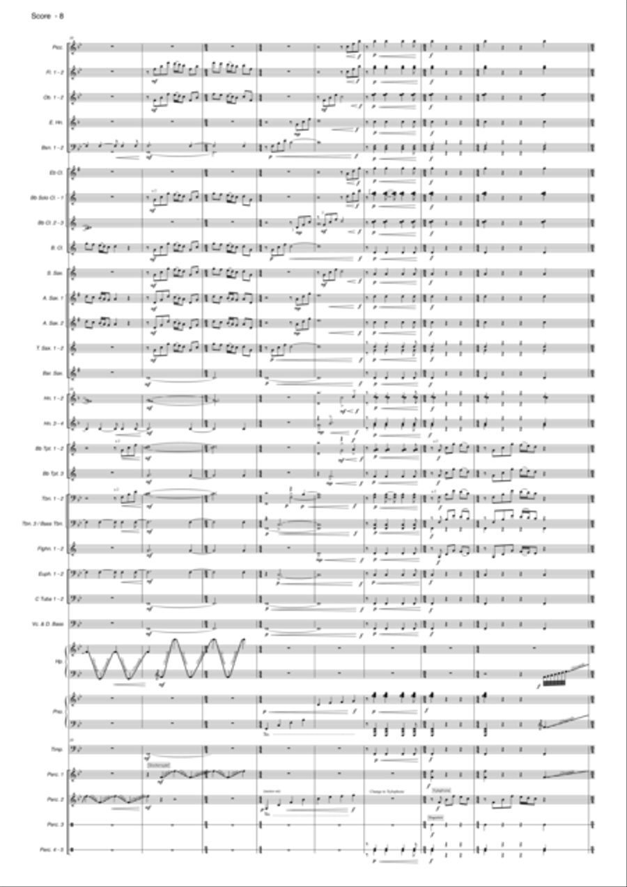 Fantasia Op. 14 Concert Band scores gallery preview page 3