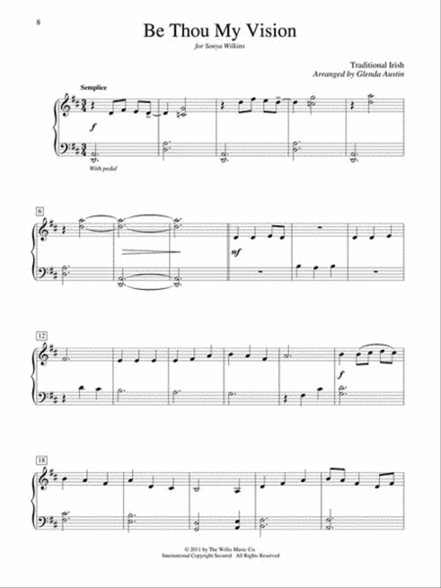 Solos for the Sanctuary – Hymns Piano Solo scores gallery preview page 4