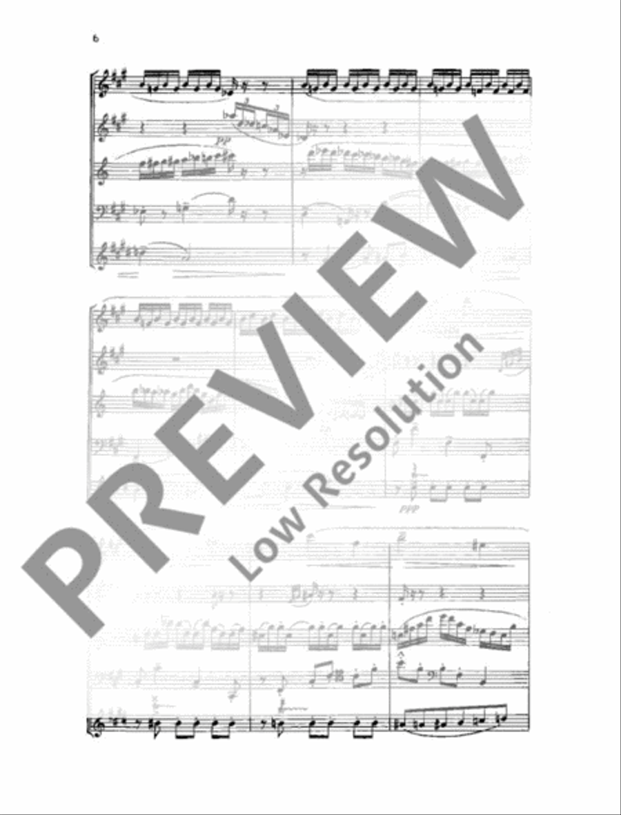 Quintet No. 1 Woodwind Quintet scores gallery preview page 7