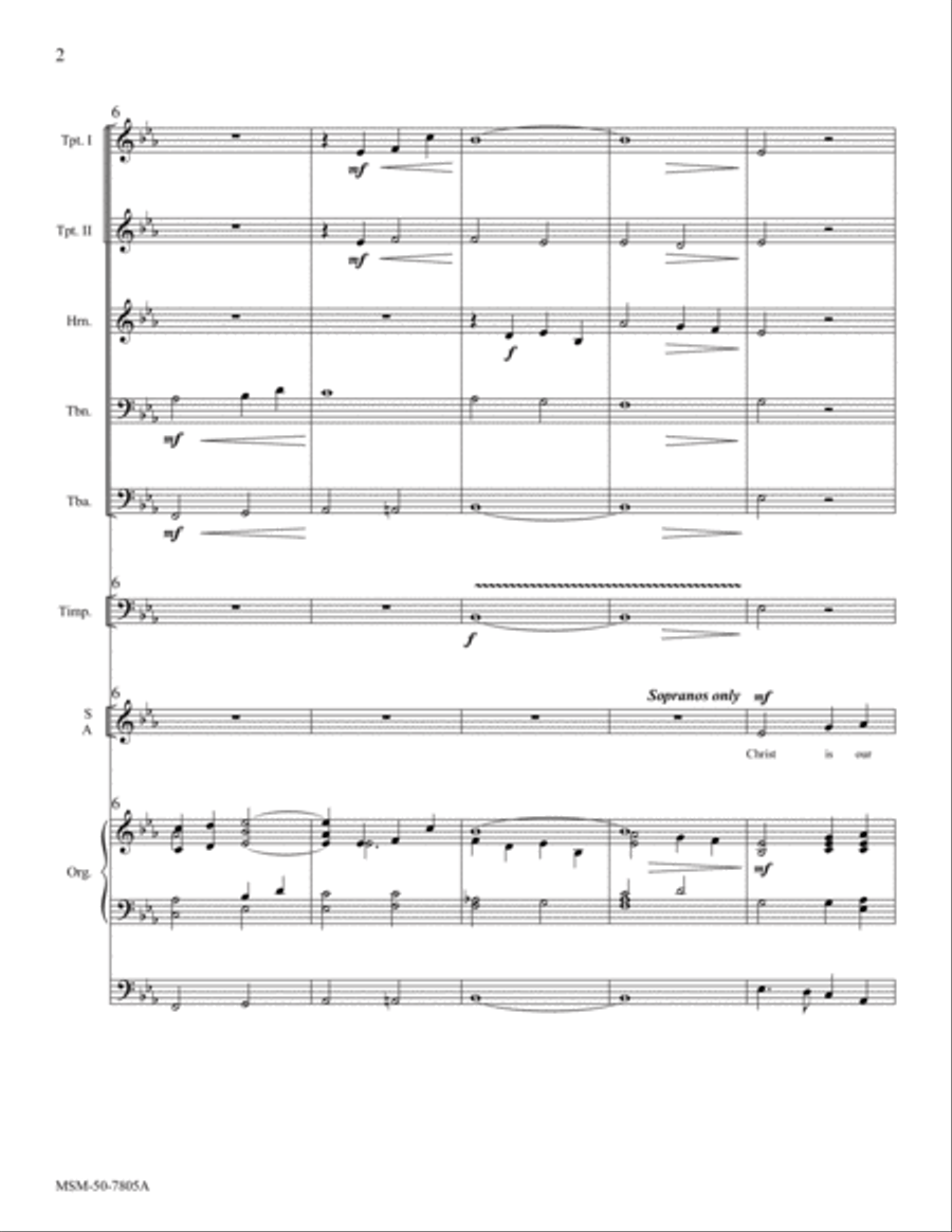 Christ Is Our Cornerstone Choir scores gallery preview page 3