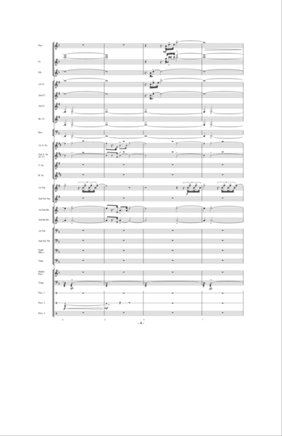 When The Tears Fell Concert Band scores gallery preview page 3