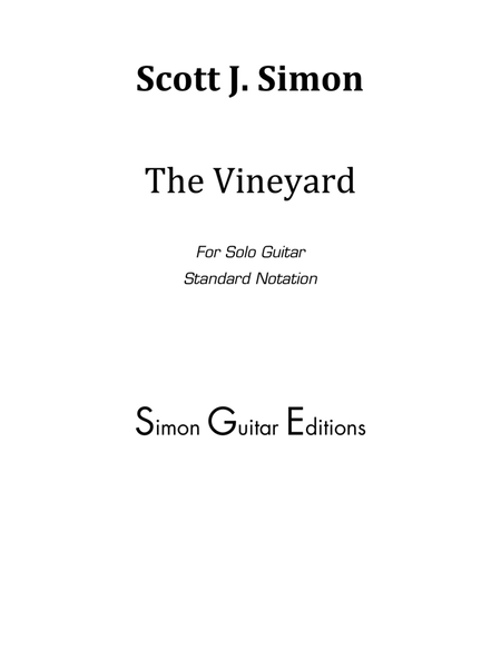 The Vineyard for Classical Guitar