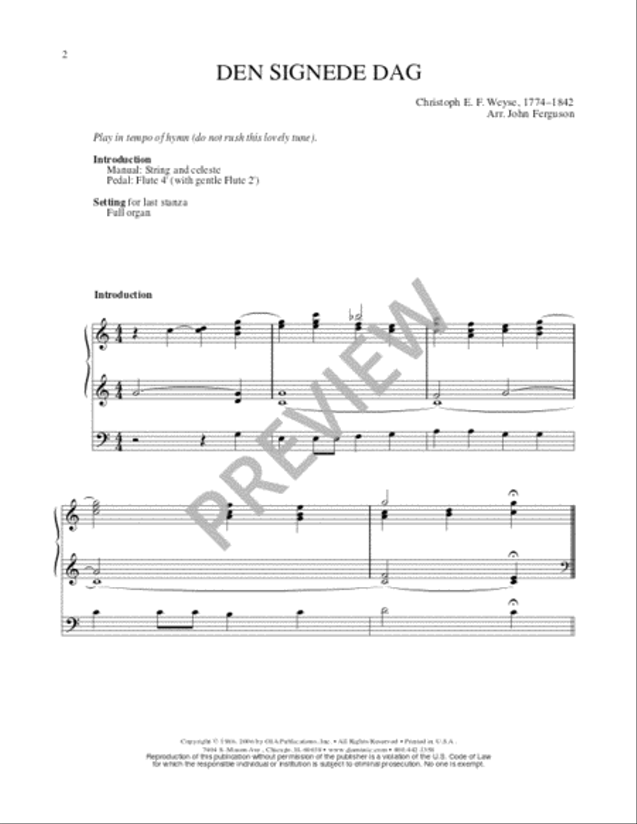 Hymn Harmonizations for Organ - Volume 3 Organ scores gallery preview page 5